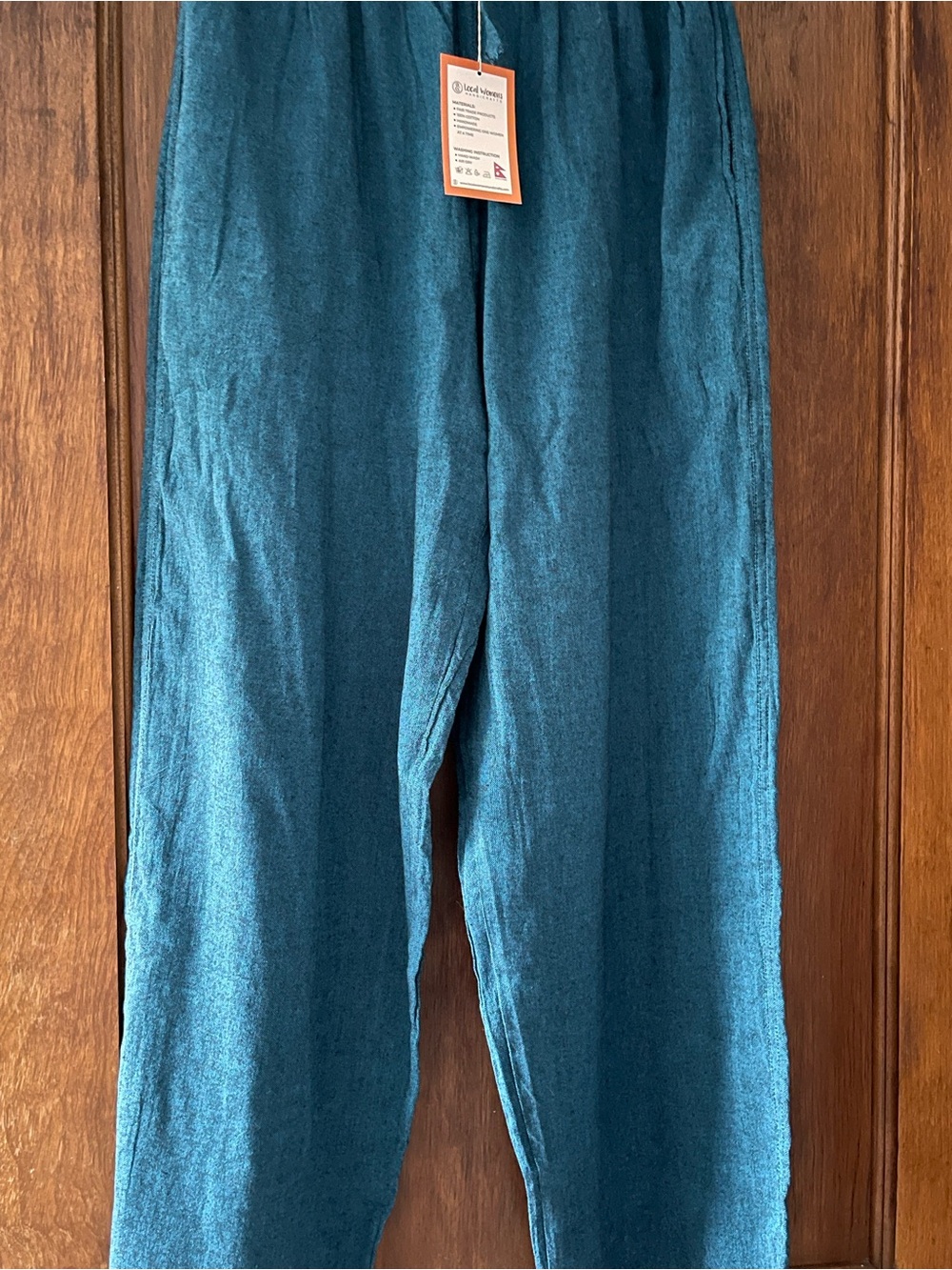 Relaxed Teal Pants